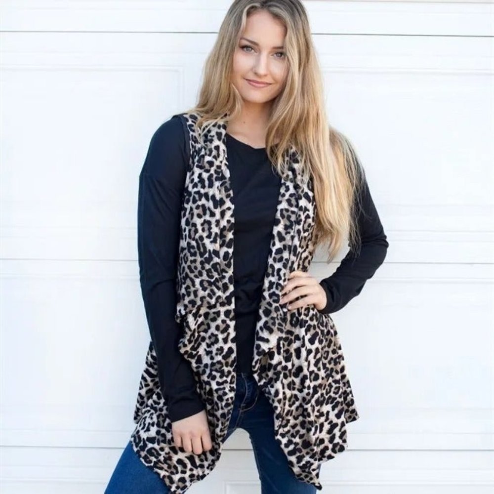 Animal Print Vest